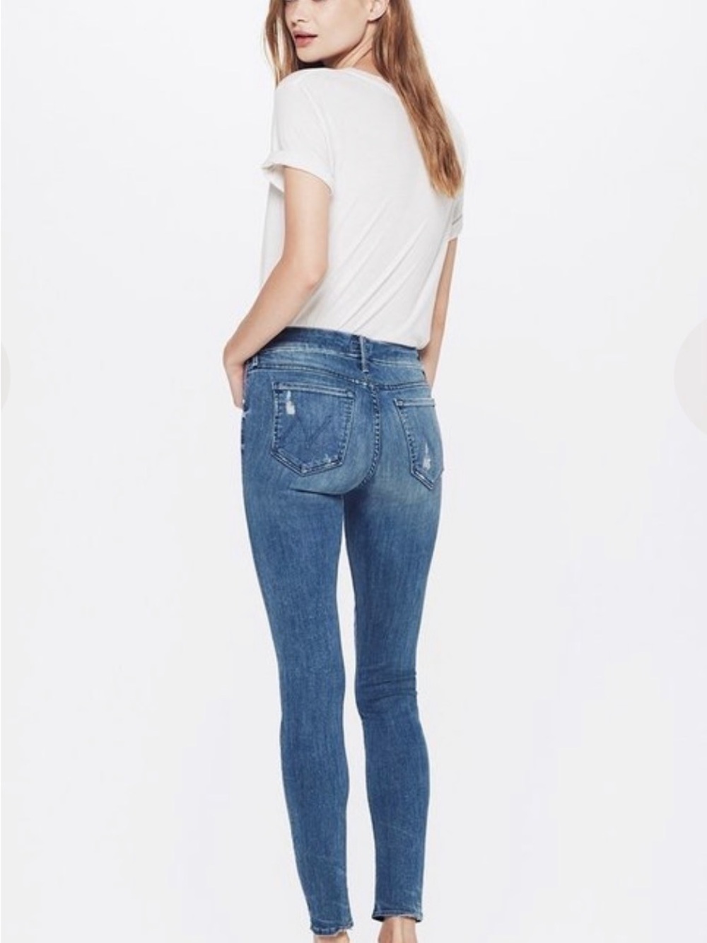 Mother Denim The Looker Graffiti Girl Stretch Denim 29 - Picture 3 of 13
